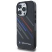 BMW BMHCP16L23HTRAK iPhone 16 Pro 6.3" hardcase Motosport IML Random Stripes tok, fekete
