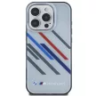 BMW BMHCP16L23HTRAG iPhone 16 Pro 6.3" tok, szürke hardcase Motosport IML Random Stripes