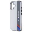 BMW BMHCP16S23HTFEG iPhone 16 6.1" tok, szürke hardcase Motosport IML Vertical Stripe
