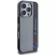 BMW BMHCP16L23HTFEG iPhone 16 Pro 6.3" tok, szürke hardcase Motosport IML Vertical Stripe