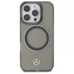 Mercedes MEHMP16L23HUOSK iPhone 16 Pro, 6.3" tok, fekete Silver Ring MagSafe