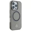 Mercedes MEHMP16L23HUOSK iPhone 16 Pro, 6.3" tok, fekete Silver Ring MagSafe