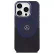 Mercedes MEHMP16X23HBIKV iPhone 16 Pro, Max 6.9" tok, fekete.sötétkék hardcase MB Double Layer BiColor MagSafe