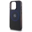 Mercedes MEHMP16X23HBIKV iPhone 16 Pro, Max 6.9" tok, fekete.sötétkék hardcase MB Double Layer BiColor MagSafe