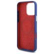 Mercedes MEHMP16X23SUMRV iPhone 16 Pro, Max 6.9" tok, kék hardcase Silicone tok, piros Stripe MagSafe