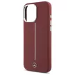 Mercedes MEHMP16X23SUMSR iPhone 16 Pro, Max 6.9" tok, piros hardcase Silicone White Stripe MagSafe