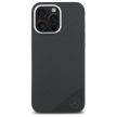 Mercedes MEHMP16X23SUGDK iPhone 16 Pro, Max 6.9" tok, fekete Silicone Tonal Logo Wood Pattern MagSafe