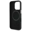 Mercedes MEHMP16X23SUVSK iPhone 16 Pro, Max 6.9" tok, fekete Silicone Vertical Tonal Stripes MagSafe