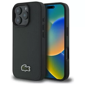   Lacoste LCHMP16LPVCE iPhone 16 Pro 6.3" hardcase Iconic Petit Pique tok, zöld