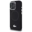 Lacoste LCHMP16XSMAK iPhone 16 Pro Max, 6.9" tok, fekete Silicone Croco Logo MagSafe