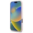 Guess GUHCP16SM4DGPP iPhone 16 6.1", tok, rózsaszín hardcase Silicone Logo Strass 4G