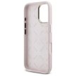 Guess GUHCP16SM4DGPP iPhone 16 6.1", tok, rózsaszín hardcase Silicone Logo Strass 4G