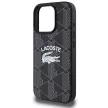 Lacoste LCHMP16XPIGK iPhone 16 Pro Max 6.9" tok, fekete Monogram Vintage Logo MagSafe