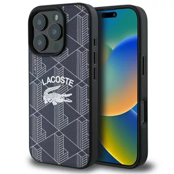   Lacoste LCHMP16LPIGV iPhone 16 Pro 6.3" tok, kékhardcase Monogram Vintage Logo MagSafe