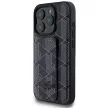 Lacoste LCHCP16LGSPBSK iPhone 16 Pro 6,3" tok, fekete Grip Stand Mono