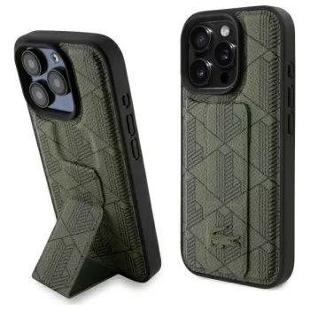   Lacoste LCHCP16XGSPBSB iPhone 16 Pro Max, 6,9" tok, zöld hardcase Grip Stand Mono