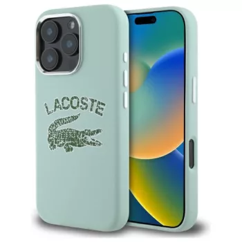   Lacoste LCHMP16XUCRA iPhone 16 Pro Max, 6.9" tok, amande hardcase Silicone Cracked Logo MagSafe