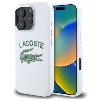   Lacoste LCHMP16XUCRH iPhone 16 Pro Max, 6.9" tok, farine hardcase Silicone Cracked Logo MagSafe