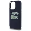 Lacoste LCHMP16LUCRV iPhone 16 Pro 6.3", granatowy/marine hardcase Silicone Cracked Logo MagSafe