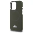 Lacoste LCHMP16XSMAB iPhone 16 Pro Max, 6.9" tok, zöld hardcase Silicone Croco Logo MagSafe