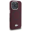 Lacoste LCHMP16XSMAR iPhone 16 Pro Max, 6.9" tok, bordeaux hardcase Silicone Croco Logo MagSafe