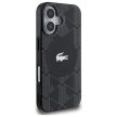 Lacoste LCHMP16SUBSK iPhone 16 6.1" tok, fekete IML Blend Monogram MagSafe