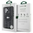 Lacoste LCHMP16SUBSK iPhone 16 6.1" tok, fekete IML Blend Monogram MagSafe