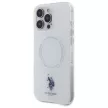 US Polo USHMP16XHOCLDPW iPhone 16 Pro Max 6.9" tok, fehér IML Ring MagSafe