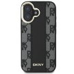 DKNY DKHMP16SPCPVSLK iPhone 16 6.1" tok, fekete Checketok, piros Pattern Magsafe