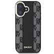 DKNY DKHMP16MPCPVSLK iPhone 16 Plus 6.7" tok, fekete Checketok, piros Pattern Magsafe