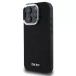 DKNY DKHMP16LPSCMCLK iPhone 16 Pro 6.3" tok, fekete Plain Silver Logo MagSafe