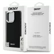 DKNY DKHMP16LPSCMCLK iPhone 16 Pro 6.3" tok, fekete Plain Silver Logo MagSafe