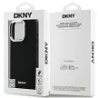 DKNY DKHMP16XPSCMCLK iPhone 16 Pro Max 6.9" tok, fekete Plain Silver Logo MagSafe