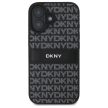 DKNY DKHCP16SPRTHSLK iPhone 16 6.1", tok, fekete Texture Pattern Tonal Stripe