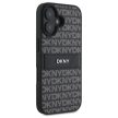 DKNY DKHCP16SPRTHSLK iPhone 16 6.1", tok, fekete Texture Pattern Tonal Stripe