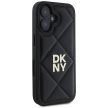 DKNY DKHCP16SPQDSLK iPhone 16 6.1" tok, fekete Quilted Stack Logo
