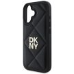 DKNY DKHCP16SPQDSLK iPhone 16 6.1" tok, fekete Quilted Stack Logo