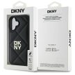 DKNY DKHCP16SPQDSLK iPhone 16 6.1" tok, fekete Quilted Stack Logo