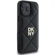 DKNY DKHCP16LPQDSLK iPhone 16 Pro 6.3" tok, fekete Quilted Stack Logo