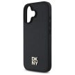 DKNY DKHMP16SPSHRPSK iPhone 16 6.1", hardcase tok, fekete Repeat Pattern Stack Logo MagSafe