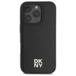 DKNY DKHMP16LPSHRPSK iPhone 16 Pro 6.3", hardcase tok, fekete Repeat Pattern Stack Logo MagSafe