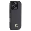 DKNY DKHMP16XPSHRPSK iPhone 16 Pro Max, 6.9" hardcase tok, fekete Repeat Pattern Stack Logo MagSafe