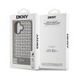 DKNY iPhone 16 PU Leather Repeat Pattern Bottom Stripe (DKHMP16SPSOSPW) MagSafe kompatibilis hátlap, tok, barna