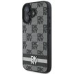 DKNY DKHCP16SPCPTSSK iPhone 16 6.1" 6.1" tok, fekete Checketok, piros Pattern & Printed Stripes