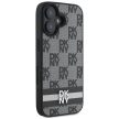 DKNY DKHCP16SPCPTSSK iPhone 16 6.1" 6.1" tok, fekete Checketok, piros Pattern & Printed Stripes