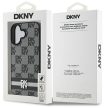 DKNY DKHCP16SPCPTSSK iPhone 16 6.1" 6.1" tok, fekete Checketok, piros Pattern & Printed Stripes