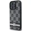 DKNY DKHCP16XPCPTSSK iPhone 16 Pro Max 6,9" tok, fekete Checketok, piros Pattern & Printed Stripes