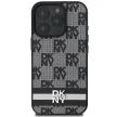DKNY DKHCP16XPCPTSSK iPhone 16 Pro Max 6,9" tok, fekete Checketok, piros Pattern & Printed Stripes
