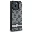 DKNY DKHCP16XPCPTSSK iPhone 16 Pro Max 6,9" tok, fekete Checketok, piros Pattern & Printed Stripes