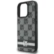 DKNY DKHCP16XPCPTSSK iPhone 16 Pro Max 6,9" tok, fekete Checketok, piros Pattern & Printed Stripes